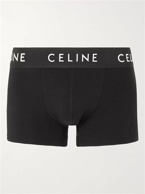 celine cotton boxers black men.